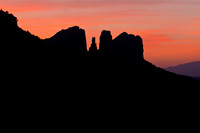 Cathedral Rock Silhouette