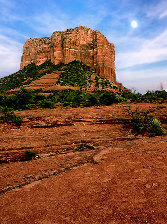 Courthouse Butte at Dusk