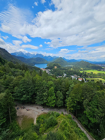 The View from Neuschwanstein Castle
