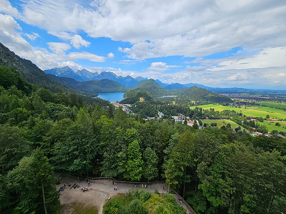The View from Neuschwanstein Castle