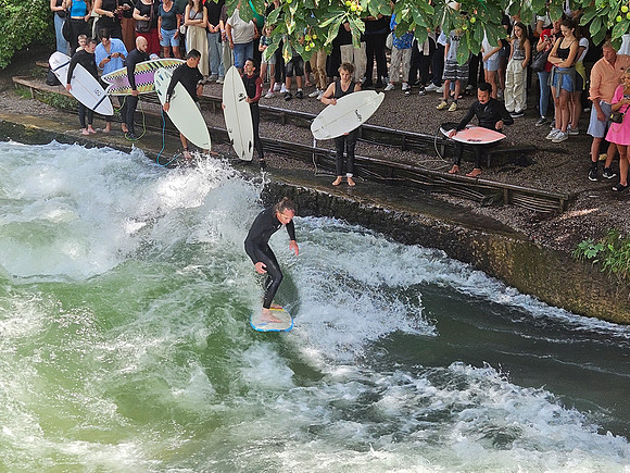 River Surfing in Munich