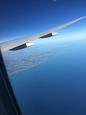 Approaching the Coast of France