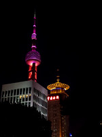 The Oriental Pearl Tower at Night