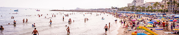The Beach in Sitges