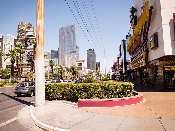 Looking Down the Strip