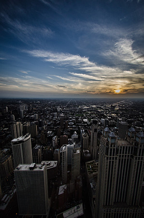 Dusk in the Windy City